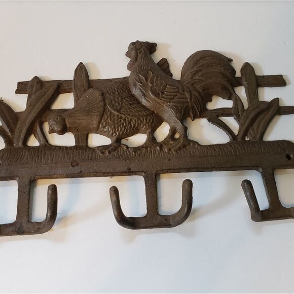 Cast Iron Rooster/Chicken Hook - Picture 3 of 5